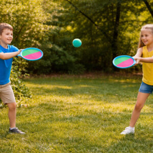 Žaidimo irklentės, „Velcro“ diskai, „Catch Ball“, 2 x kamuoliukas SP0747 - Image 4