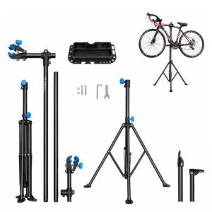 Wozinsky WSS-180 floor service stand with knobs for 30 kg bicycles - black - Image 6