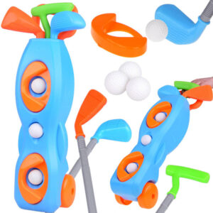 Mini golfo rinkinys + stovas su ratukais ir priedais SP0765