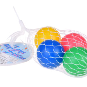 Minkšti spalvoti kamuoliukai tinklelyje, 4 vienetai SP0775 - Image 4