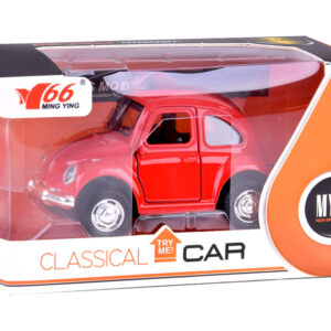 „Beetle“ automobilis, metalinis žaislinis automobilis, atidaromos durelės, šviesa, garsas ZA4991