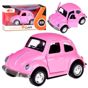 „Beetle“ automobilis, metalinis žaislinis automobilis, atidaromos durelės, šviesa, garsas ZA4991
