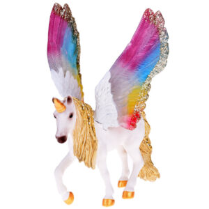 Pasakų figūrėlė arklys Vienaragis Pegasas su sparnais ZA5019