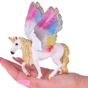 Pasakų figūrėlė arklys Vienaragis Pegasas su sparnais ZA5019 - Image 6
