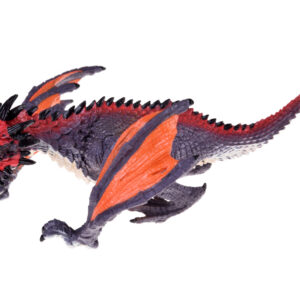 Pilka ir oranžinė Dragon žaislinė figūrėlė 21 cm ZA5022 - Image 3