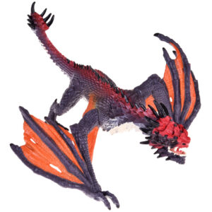 Pilka ir oranžinė Dragon žaislinė figūrėlė 21 cm ZA5022 - Image 5