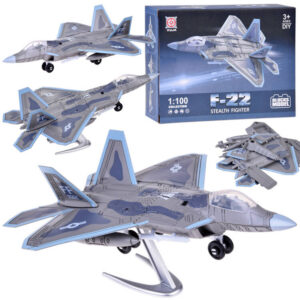 Konstruktoriaus rinkinys reaktyvinio lėktuvo modelis F-22 1:100 ZA5027