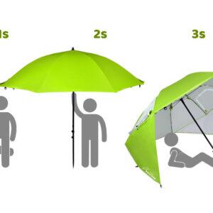 Paplūdimio skėtis Sopot Para Sole UPF 50+ puikiai tinka paplūdimiui ir sodui SP0784 - Image 3