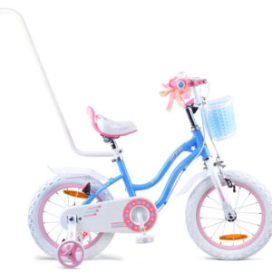 RoyalBaby STAR GIRL mergaitiškas dviratis 14 colių mėlynas RB14G-1 - Image 4