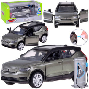 Metalinis automobilis elektrinis krosoveris Volvo XC40 garsai šviesos ZA5043