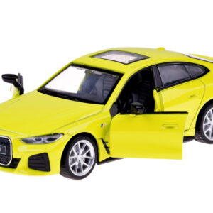 Metalinio modelio elektromobilis BMW i4 M50 Gran Coupe su garsais ir šviesomis ZA5044 - Image 5