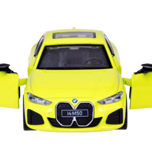 Metalinio modelio elektromobilis BMW i4 M50 Gran Coupe su garsais ir šviesomis ZA5044 - Image 4