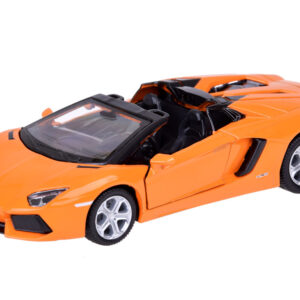 Automobilio metalinis modelis Lamborghini Aventador Roadster 1:32 interaktyvus ZA5053 - Image 4
