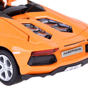 Automobilio metalinis modelis Lamborghini Aventador Roadster 1:32 interaktyvus ZA5053 - Image 8