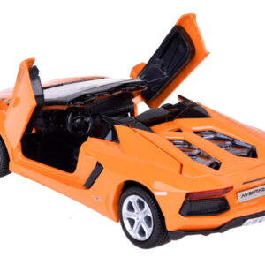 Automobilio metalinis modelis Lamborghini Aventador Roadster 1:32 interaktyvus ZA5053 - Image 6