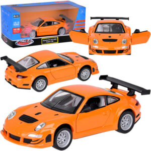 Automobilio metalinis modelis Porsche 911 GT3 RS 1:32 su šviesos ir garso efektais, kolekcinis ZA5054