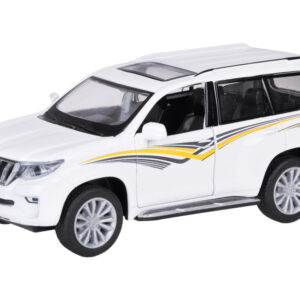 Metalinis automobilio modelis TOYOTA LAND CRUISER PRADO su šviesos ir garso efektais visureigis ZA5056 - Image 2