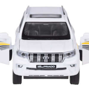 Metalinis automobilio modelis TOYOTA LAND CRUISER PRADO su šviesos ir garso efektais visureigis ZA5056 - Image 6