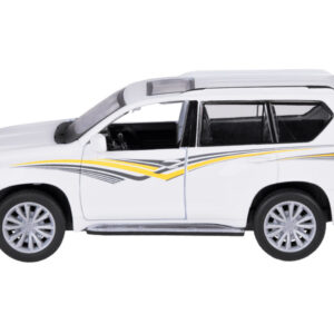Metalinis automobilio modelis TOYOTA LAND CRUISER PRADO su šviesos ir garso efektais visureigis ZA5056 - Image 3