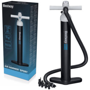 Bestway aukšto slėgio rankinė pompa, dvipusis manometras 62227