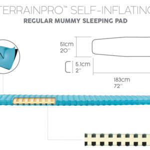 Bestway TerrainPro čiužinys Savaime prisipučiantis miego kilimėlis 183x51cm 69621 - Image 3