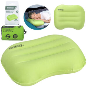Bestway pripučiama kelioninė pagalvė WanderLite ŽALIA 42cmx30cm 69624