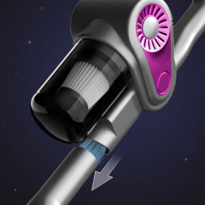 4-in-1 Vertical Handheld Vacuum Cleaner with Dust Mite Removal Brush - Gray - Image 7