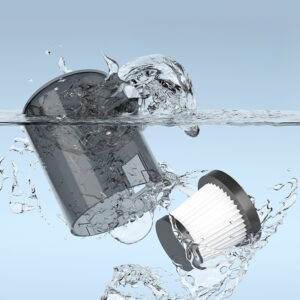 4-in-1 Vertical Handheld Vacuum Cleaner with Dust Mite Removal Brush - Gray - Image 9