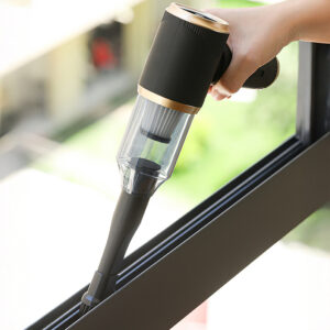 Mini Foldable Handheld Car Vacuum Cleaner with Blower Function - Black - Image 9
