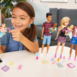 Barbie Skipper lėlė auklė + kūdikio aksesuarai GRP11 ZA5084 - Image 7