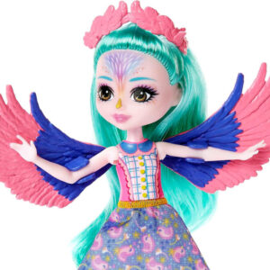 Enchantimals Filia Finch lėlė ir miela papūgų šeimynėlė ZA5089 - Image 5