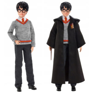 Harry Potter lėlė su Grifų Gūžtos mokyklos uniforma + lazdelė FYM50 ZA5093 - Image 2