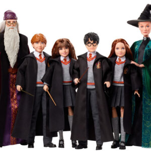 Harry Potter lėlė su Grifų Gūžtos mokyklos uniforma + lazdelė FYM50 ZA5093 - Image 5