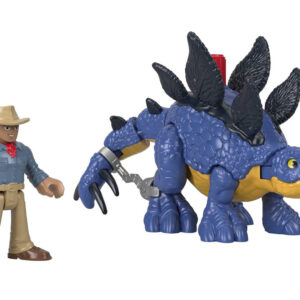 Jurassic World rinkinys Imaginext figūrėlės Stegosaurus + Dr. Grant ZA5097 - Image 4