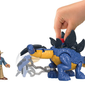 Jurassic World rinkinys Imaginext figūrėlės Stegosaurus + Dr. Grant ZA5097 - Image 8
