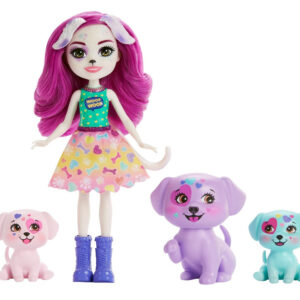 Enchantimals Dessa Dalmatian lėlė su žavinga dalmatinų šeimynėle ZA5103 - Image 4