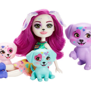Enchantimals Dessa Dalmatian lėlė su žavinga dalmatinų šeimynėle ZA5103 - Image 2
