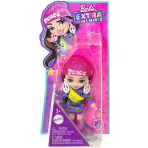 Stilinga madinga lėlė Barbie Extra Mini Minis su priedais HLN46 ZA5105 B - Image 6