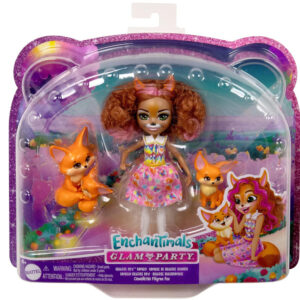 Enchantimals Filigree Fox lėlė, lapių šeimos rinkinys, Perk ZA5106 - Image 4