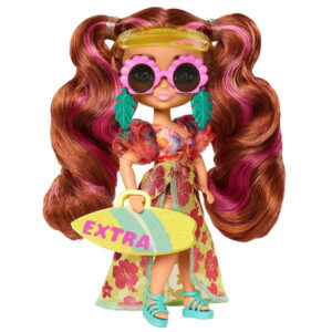 Barbie Extra Fly Minis lėlė su saulėtu paplūdimio įvaizdžiu ZA5108 - Image 4