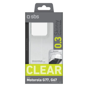 SBS Skinny dėklas skirtas Motorola Moto G77 - skaidrus - Image 2