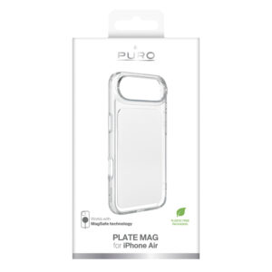 Puro Plate Mag dėklas skirtas Apple iPhone 17 Air suderinamas su MagSafe - baltos spalvos - Image 2