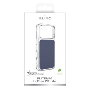 Puro Plate Mag dėklas skirtas Apple iPhone 17 Pro Max suderinamas su MagSafe - mėlynos spalvos - Image 2