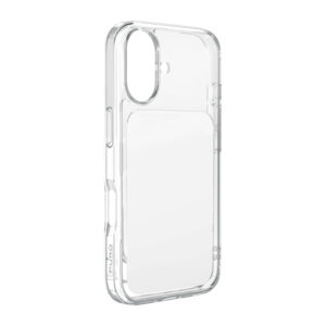 Puro Plate Mag dėklas skirtas Apple iPhone 17 suderinamas su MagSafe - baltos spalvos