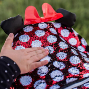 Disney Minnie Mouse žavinga stilinga kuprinė su blizgučiais 40 cm AP0007 - Image 7