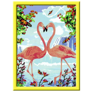Tapybos rinkinys pagal skaičius FLAMINGES in love Flamingo, ZA5131 - Image 5