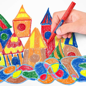 Staedtler storos „Jumbo“ vaško kreidelės 12 AP0010 vaško kreidelės - Image 4