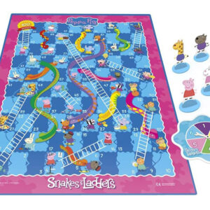 Hasbro stalo žaidimas „Gyvatės ir kopėčios“ su Peppa Pig ir jos personažais GR0672 - Image 2