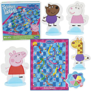 Hasbro stalo žaidimas „Gyvatės ir kopėčios“ su Peppa Pig ir jos personažais GR0672