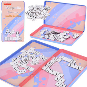 Magnetinis domino mini kelioninis žaidimas vaikams ir suaugusiems GR0675